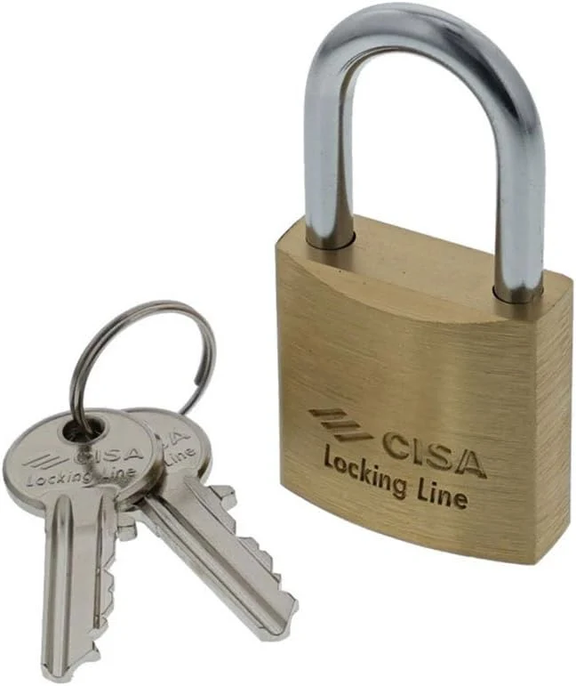 Lucchetto ad arco standard locking line CISA 25 mm