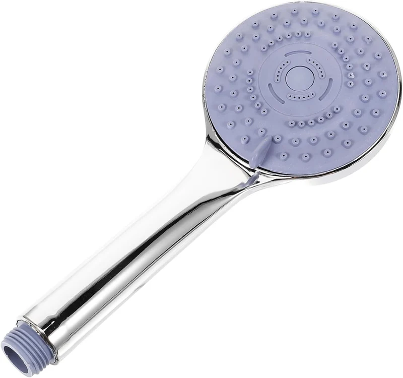 Duschkopf 5 Funktionen Handbrause – Wassersparender Brausekopf mit Antikalk, Abnehmbarer Duschkopf aus ABS Kunststoff, Komfortabler Hotelduschkopf, Einfache Montage