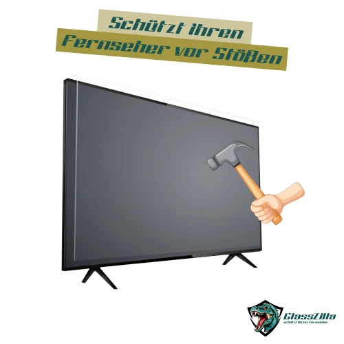 GlassZilla 48 Zoll Fernseher Schutz / TV Bildschirmschutz / Displayschutz / TVs In Produktion – Lieferzeit 3–6 Wochen