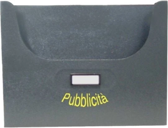Cassetta porta pubblicita mm 340x50x260h - antracite