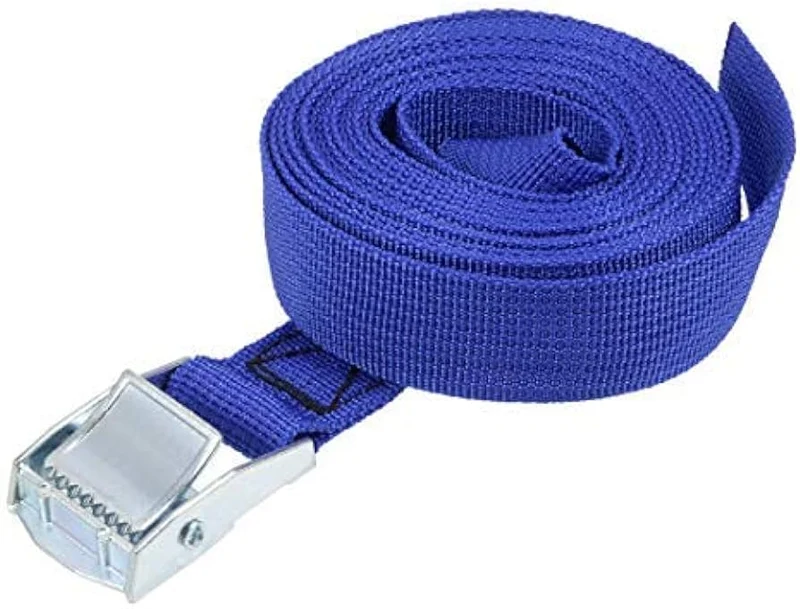 Cinghia di ancoraggio con fibbia 25 mm x 1,5 mt