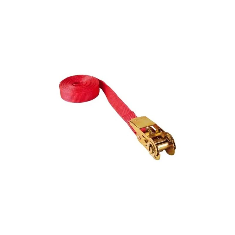 Cinghia di ancoraggio con mini cricchetto 25 mm x 4 mt