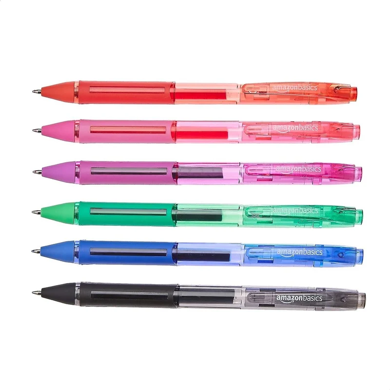 TK Amazon Basics – Premium-Gelstift-Set, 6er-Pack - NEU