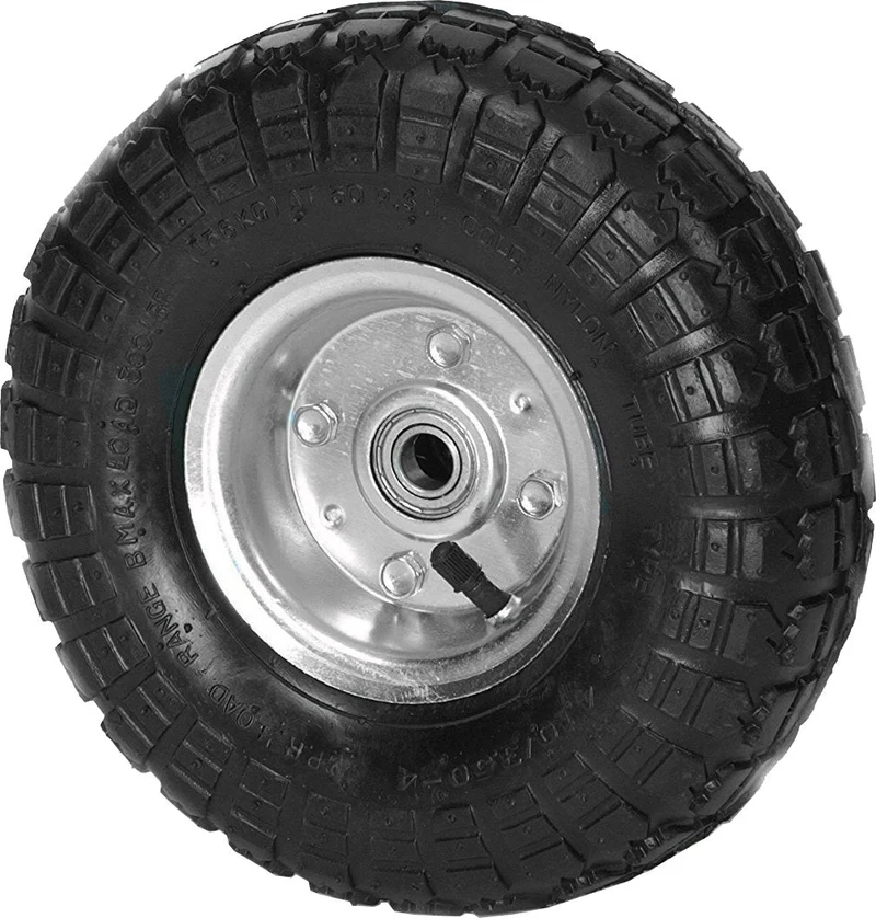 Ruota pneumatica per carrelli con disco in acciaio Cardinale 260x85 mm - portata 150 kg