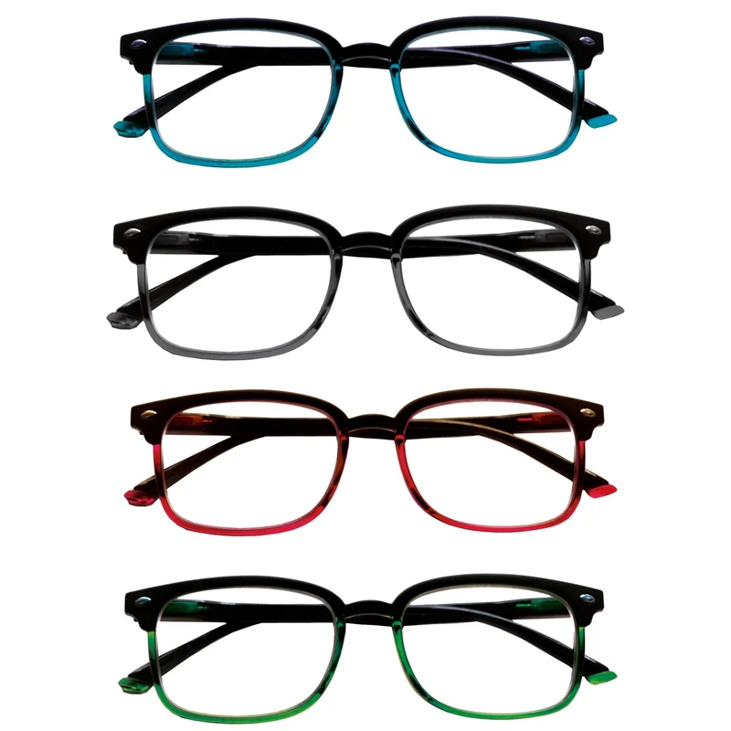 Occhiali da vista graduati kit hawaii + 3,5 - colore Nero/Verde — Charro