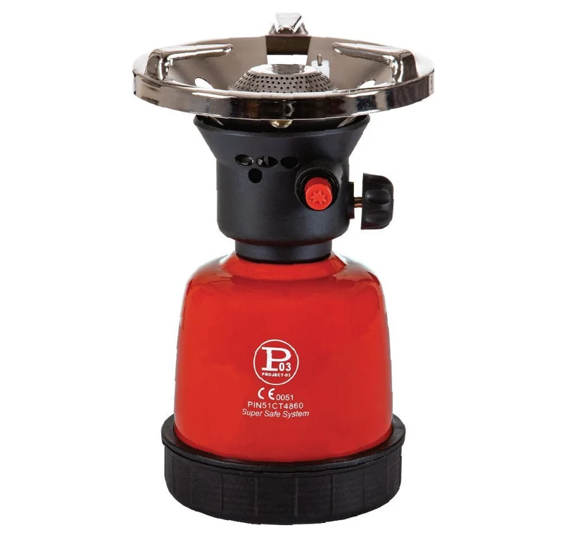 Fornello a gas da campeggio accensione piezo 190 gr — Project