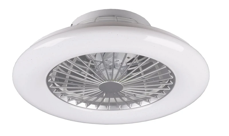 Ventilatore e plafoniera RGB a soffitto Stralsund Ø 50 cm - 26,8 watt, 2600lm