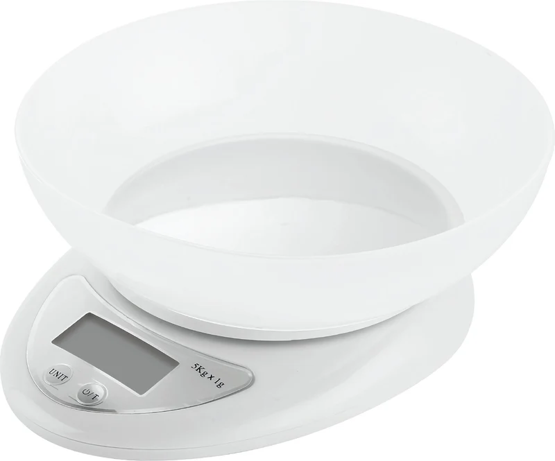 Bilancia digitale in plastica Cardinale capacità 5 kg