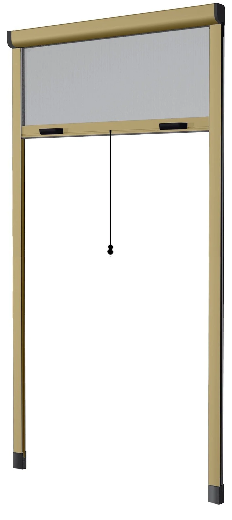 Zanzariera avvolgibile verticale 140x170 bronzo con frizione ROTO