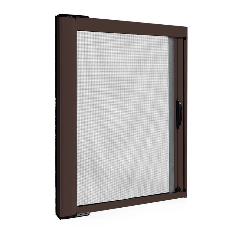 Zanzariere a rullo con cassonetto da 32mm apertura laterale 150x250 Marrone
