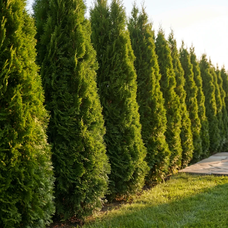 Thuja 'Smaragd' Heckenpflanze – Lebensbaum