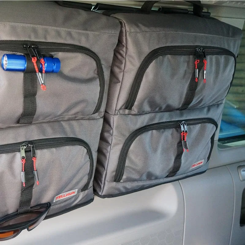 Fenstertaschen-Set für VW Caravelle / SpaceCamper (3 Taschen/1Flexbag/2 Träger)