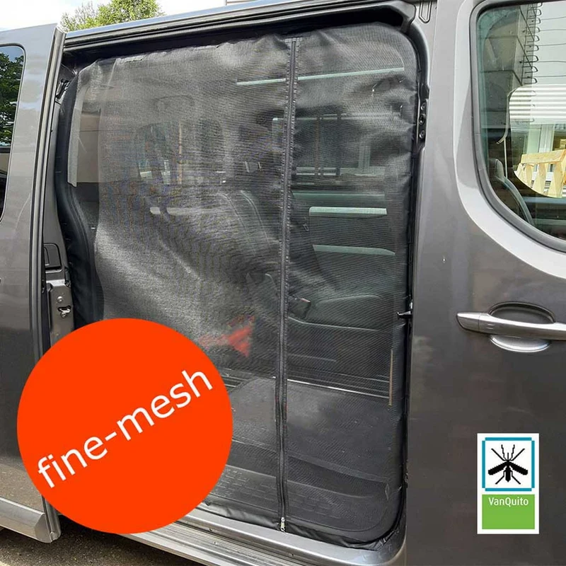 VanQuito Moskitonetz für Citroen Space Tourer, Toyota Proace, Peugeot Traveller "fine-mesh" Moskito